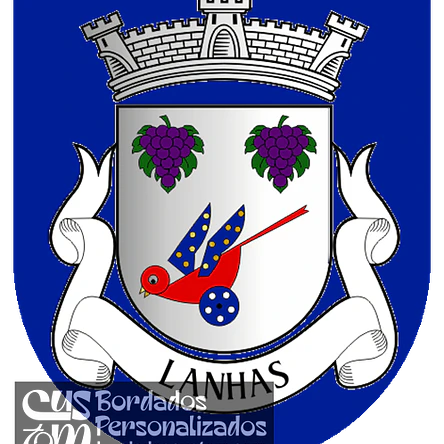 Emblema Bordado Freguesia de Lanhas (Vila Verde, Braga) 1
