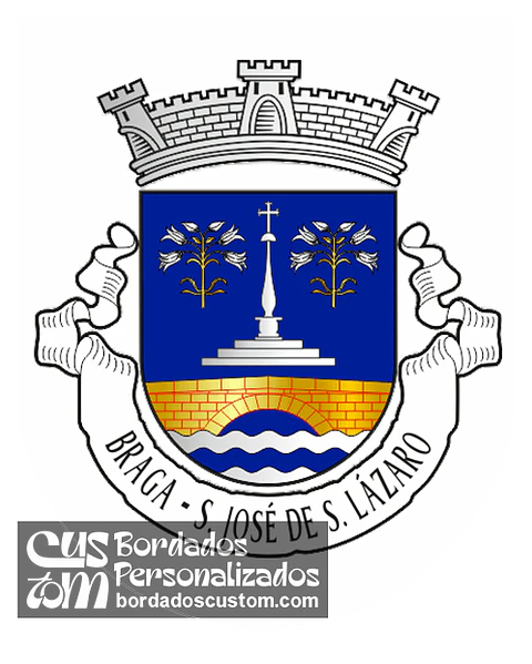 Emblema Bordado Antiga Freguesia de Braga (São José de São Lázaro) (Braga, Braga)