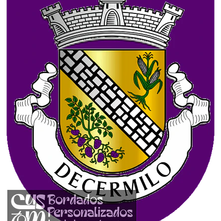 Emblema Bordado Antiga Freguesia de Decermilo (Sátão, Viseu) 1