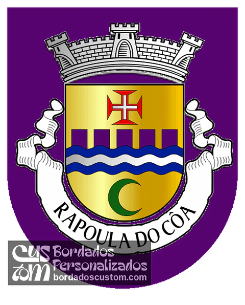 Emblema Bordado Freguesia de Rapoula do Côa (Sabugal, Guarda)