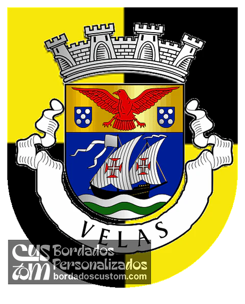 Emblema Bordado Município de Velas (Açores)