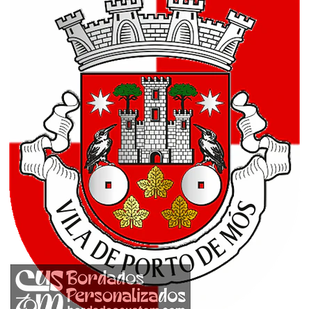 Emblema Bordado Município de Porto de Mós (Leiria) 1