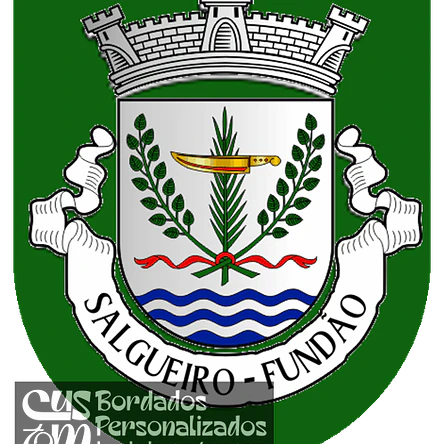 Emblema Bordado Antiga Freguesia de Salgueiro (Fundão, Castelo Branco) 1