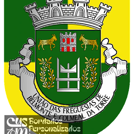 Emblema Bordado Freguesia de Belmonte e Colmeal da Torre (Belmonte, Castelo Branco) 1