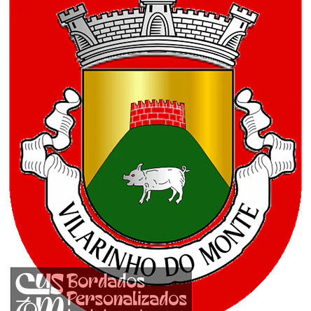 Emblema Bordado Antiga Freguesia de Vilarinho do Monte (Macedo de Cavaleiros, Bragança) 1