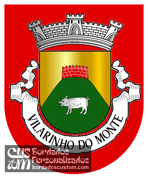 Emblema Bordado Antiga Freguesia de Vilarinho do Monte (Macedo de Cavaleiros, Bragança)