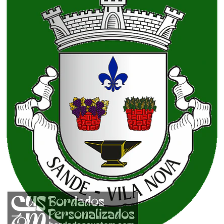 Emblema Bordado Antiga Freguesia de Sande (Vila Nova) (Guimarães, Braga) 1