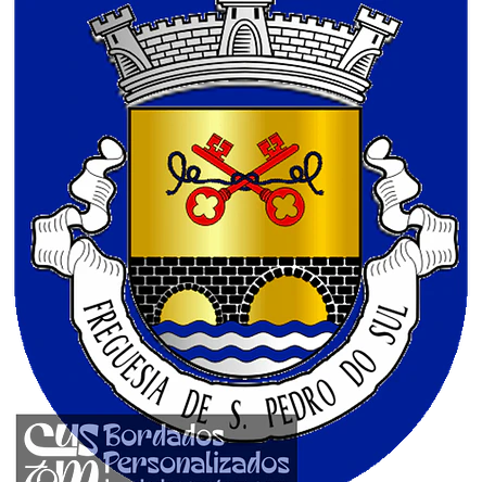 Emblema Bordado Antiga Freguesia de São Pedro do Sul (São Pedro do Sul, Viseu) 1