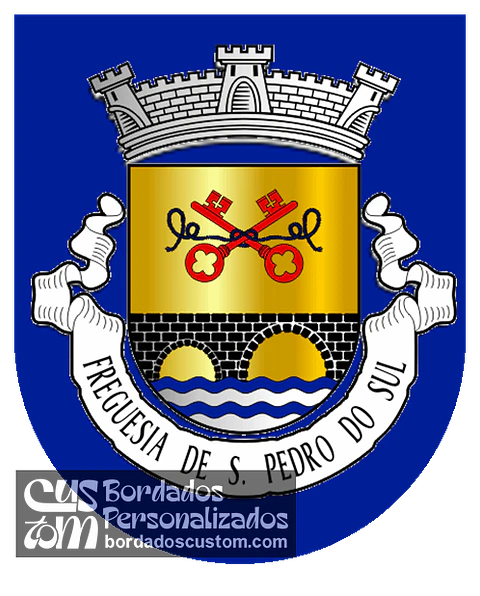 Emblema Bordado Antiga Freguesia de São Pedro do Sul (São Pedro do Sul, Viseu)
