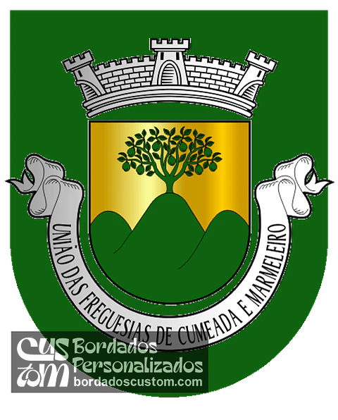 Emblema Bordado Freguesia de Cumeada e Marmeleiro (Sertã, Castelo Branco)