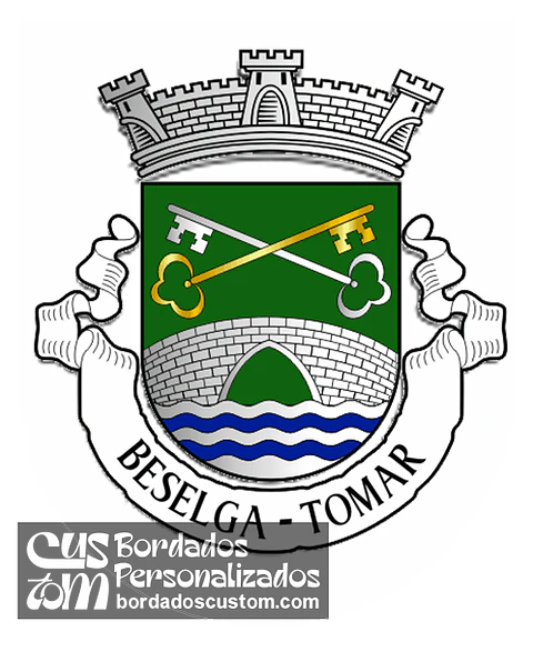 Emblema Bordado Antiga Freguesia de Beselga (Tomar, Santarém)