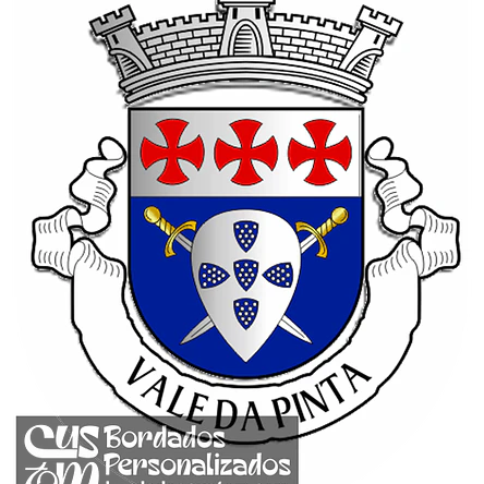 Emblema Bordado Antiga Freguesia de Vale da Pinta (Cartaxo, Santarém) 1