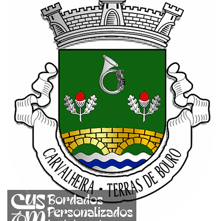 Emblema Bordado Freguesia de Carvalheira (Terras de Bouro, Braga) 1