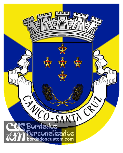 Emblema Bordado Freguesia de Caniço (Santa Cruz, Madeira)