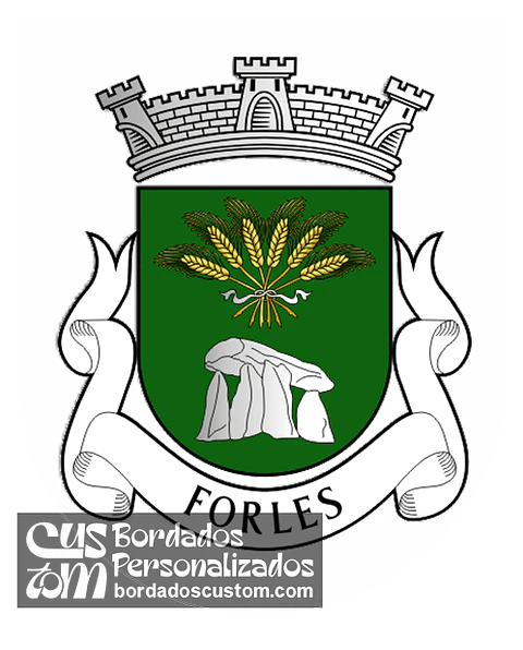 Emblema Bordado Antiga Freguesia de Forles (Sátão, Viseu)