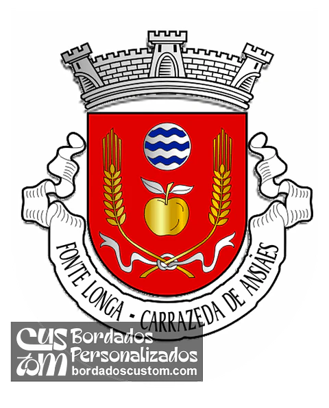 Emblema Bordado Freguesia de Fonte Longa (Carrazeda de Ansiães, Bragança)