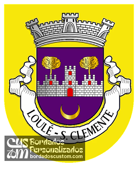 Emblema Bordado Freguesia de Loulé (São Clemente) (Loulé, Faro)