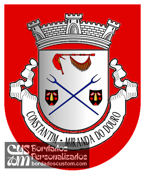 Emblema Bordado Antiga Freguesia de Constantim (Miranda do Douro, Bragança)