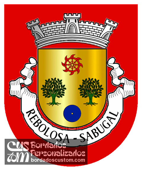 Emblema Bordado Freguesia de Rebolosa (Sabugal, Guarda)
