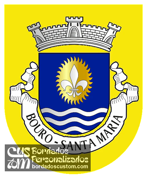 Emblema Bordado Freguesia de Bouro (Santa Maria) (Amares, Braga)