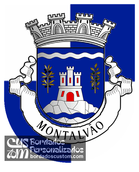 Emblema Bordado Freguesia de Montalvão (Nisa, Portalegre)