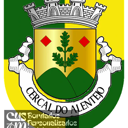 Emblema Bordado Freguesia de Cercal do Alentejo (Santiago do Cacém, Setúbal) 1