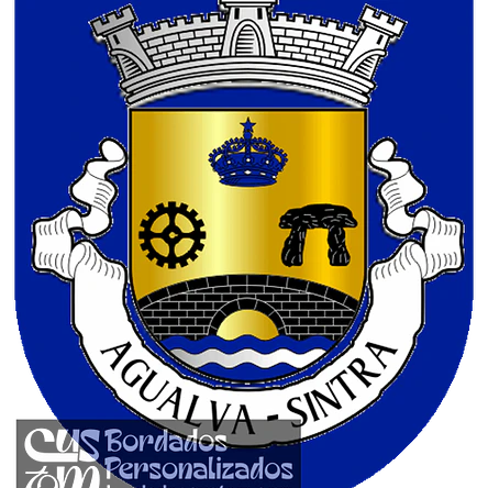 Emblema Bordado Antiga Freguesia de Agualva (Sintra, Lisboa) 1