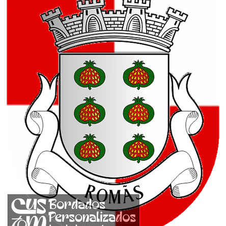 Emblema Bordado Antiga Freguesia de Romãs (Sátão, Viseu) 1