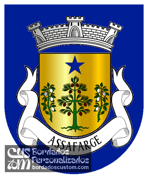 Emblema Bordado Antiga Freguesia de Assafarge (Coimbra, Coimbra)