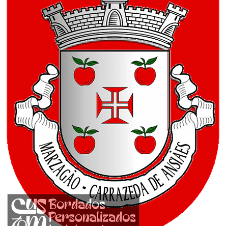 Emblema Bordado Freguesia de Marzagão (Carrazeda de Ansiães, Bragança) 1