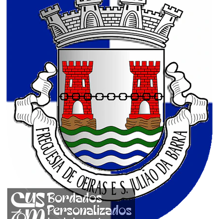 Emblema Bordado Antiga Freguesia de Oeiras e São Julião da Barra (Oeiras, Lisboa) 1