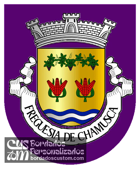 Emblema Bordado Antiga Freguesia de Chamusca (Chamusca, Santarém)