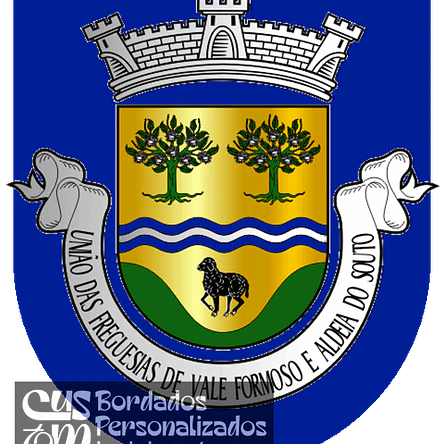 Emblema Bordado Freguesia de Vale Formoso e Aldeia do Souto (Covilhã, Castelo Branco) 1