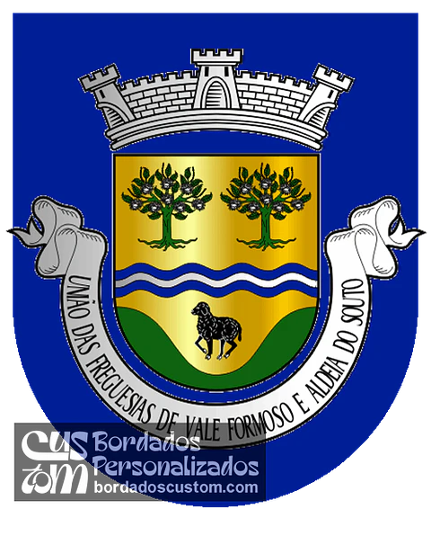 Emblema Bordado Freguesia de Vale Formoso e Aldeia do Souto (Covilhã, Castelo Branco)