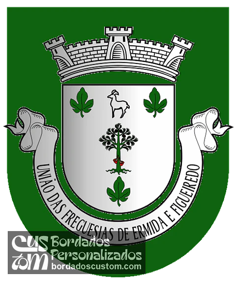 Emblema Bordado Freguesia de Ermida e Figueiredo (Sertã, Castelo Branco)