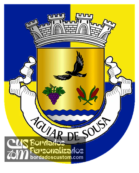 Emblema Bordado Freguesia de Aguiar de Sousa (Paredes, Porto)