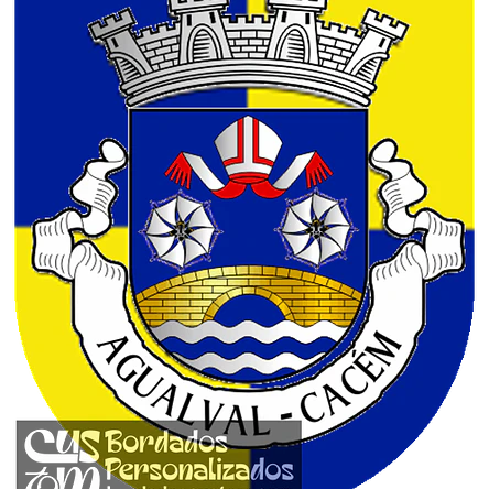 Emblema Bordado Antiga Freguesia de Agualva-Cacém (Sintra, Lisboa) 1