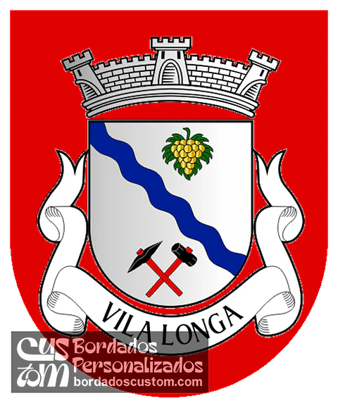 Emblema Bordado Antiga Freguesia de Vila Longa (Sátão, Viseu)