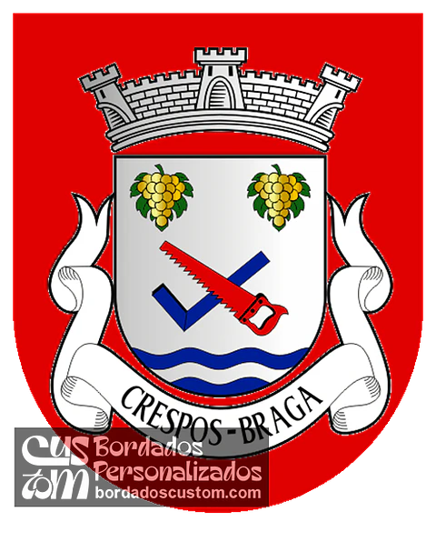Emblema Bordado Antiga Freguesia de Crespos (Braga, Braga)