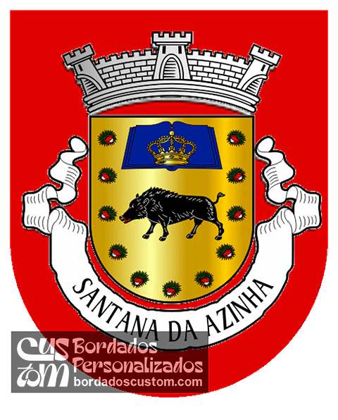Emblema Bordado Freguesia de Santana da Azinha (Guarda, Guarda)