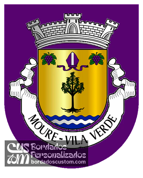 Emblema Bordado Freguesia de Moure (Vila Verde, Braga)