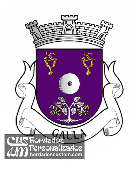 Emblema Bordado Freguesia de Gaula (Santa Cruz, Madeira)