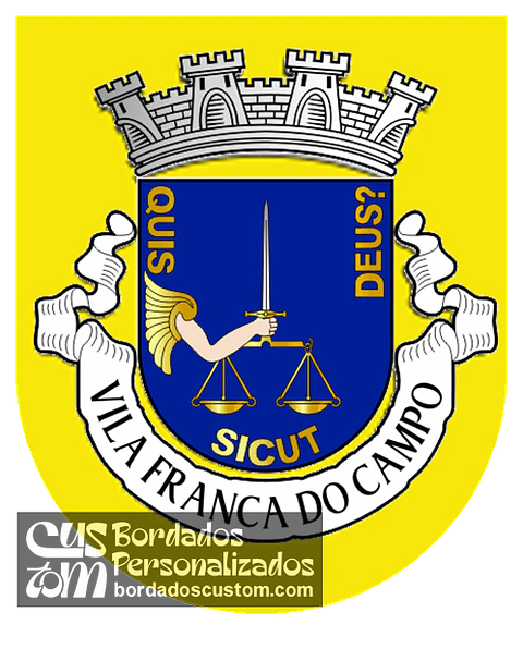 Emblema Bordado Município de Vila Franca do Campo (Açores)