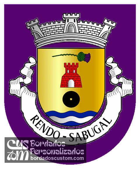 Emblema Bordado Freguesia de Rendo (Sabugal, Guarda)