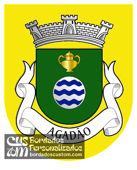 Emblema Bordado Antiga Freguesia de Agadão (Águeda, Aveiro)