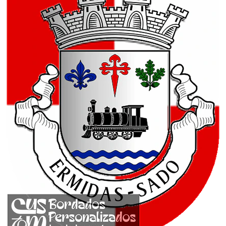 Emblema Bordado Freguesia de Ermidas-Sado (Santiago do Cacém, Setúbal) 1