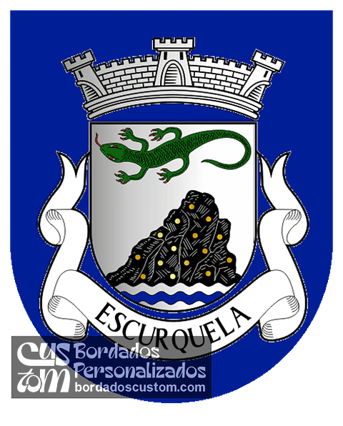 Emblema Bordado Antiga Freguesia de Escurquela (Sernancelhe, Viseu)