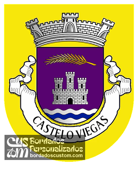 Emblema Bordado Antiga Freguesia de Castelo Viegas (Coimbra, Coimbra)