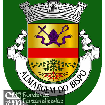 Emblema Bordado Antiga Freguesia de Almargem do Bispo (Sintra, Lisboa) 1