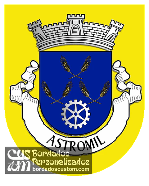 Emblema Bordado Freguesia de Astromil (Paredes, Porto)